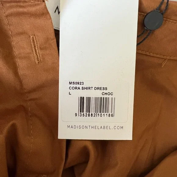 Mini Ruched Shirt Dress - Picture 5 of 5